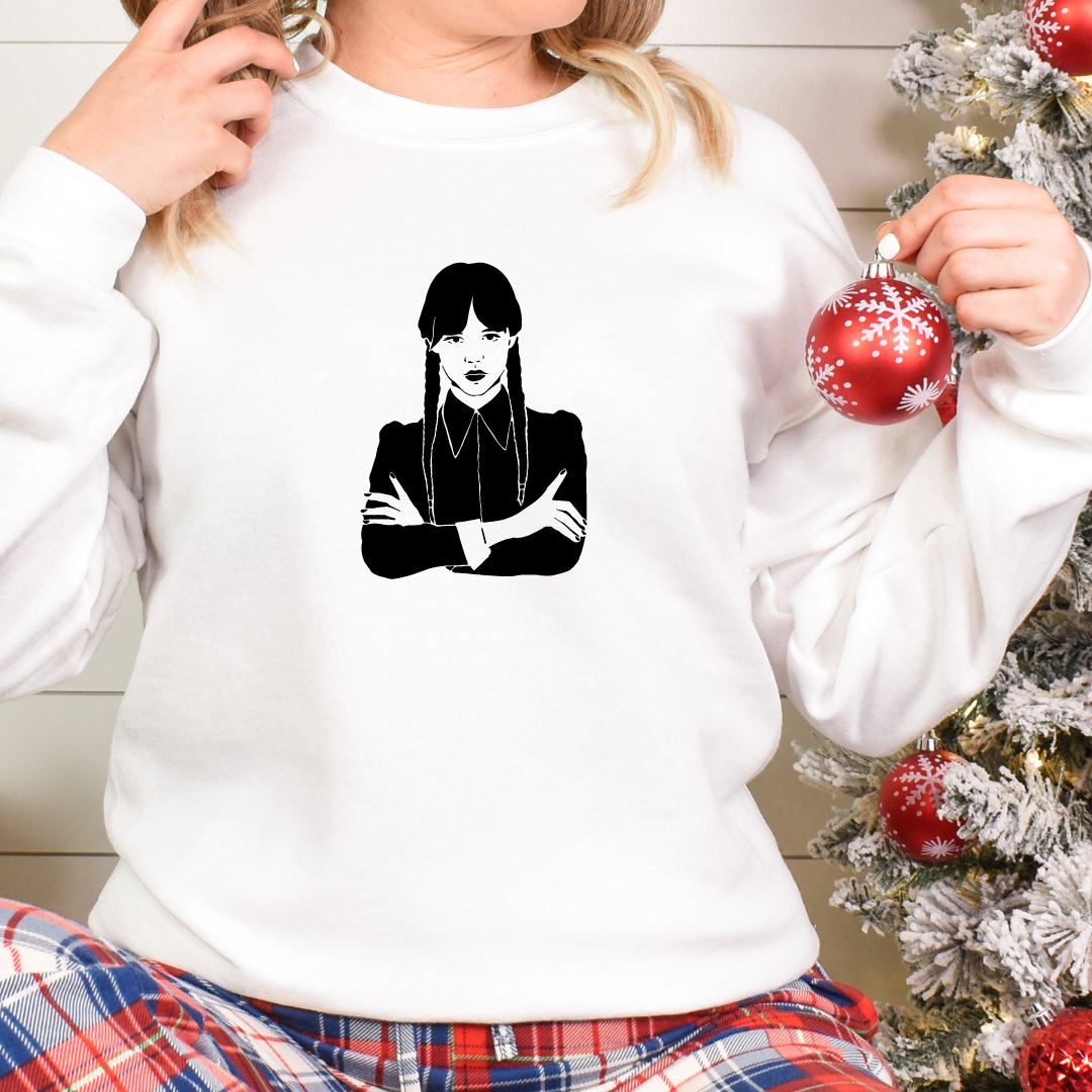 WEDNESDAY VINYL SWEATSHIRT