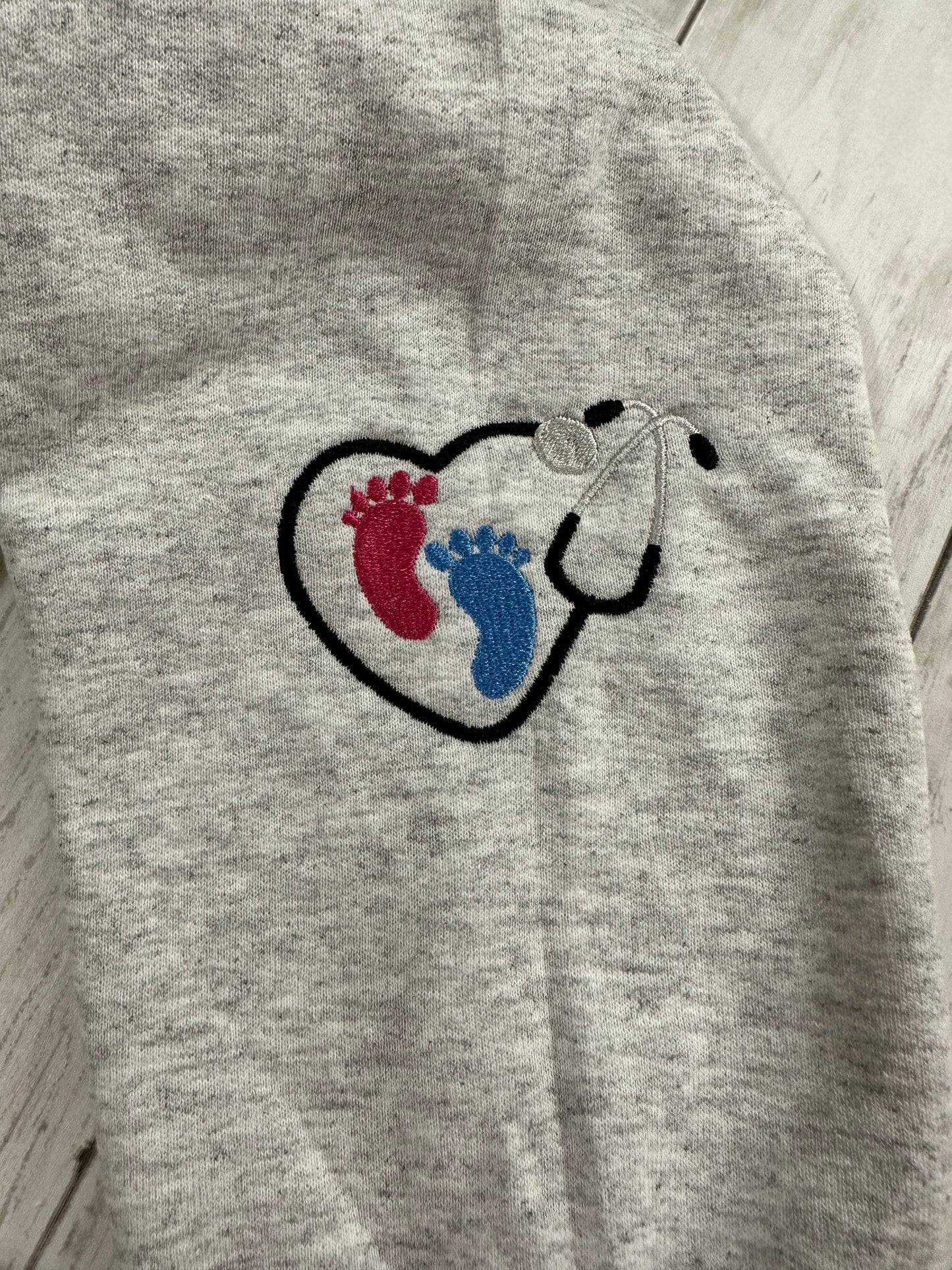 LABOR AND DELIVERY NURSE EMBROIDERY SWEATSHIRT