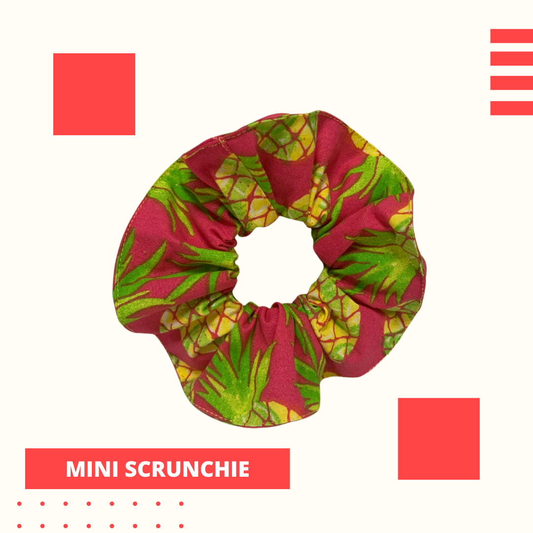 Mini Pineapple Scrunchie