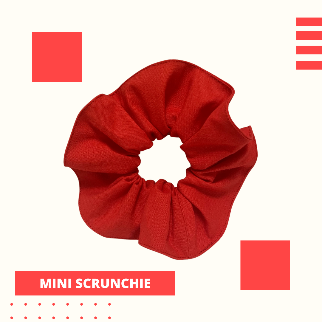 Mini Red Scrunchie