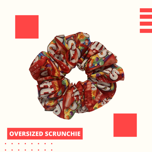 Candy Skittles Oversize Scrunchie