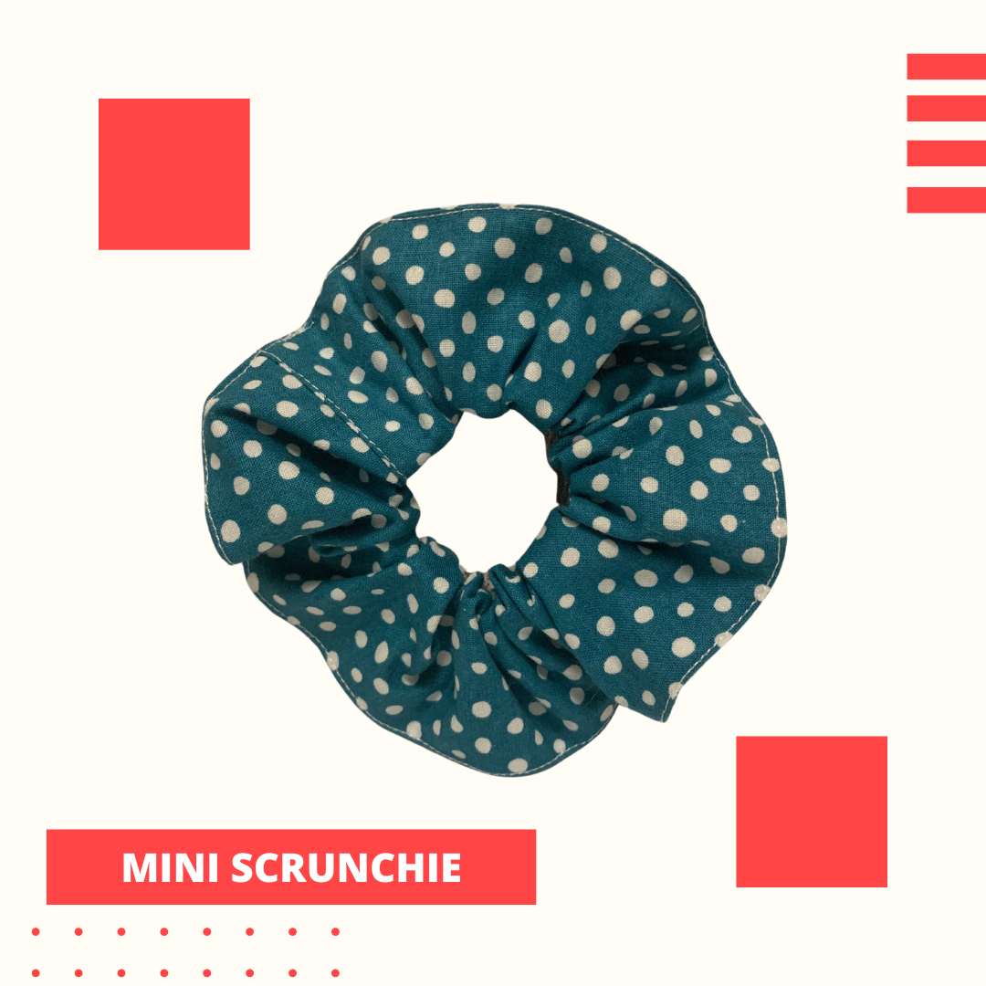 Mini Polka Dot Scrunchie